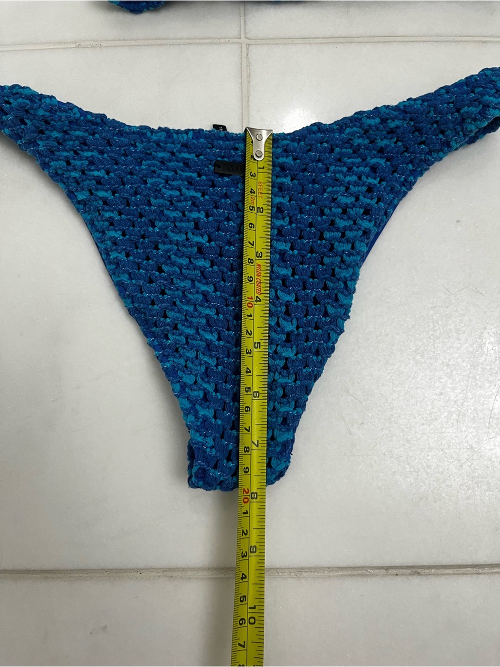 triangl swimwear Blue Crochet Bikini Set - Picture 4 of 11